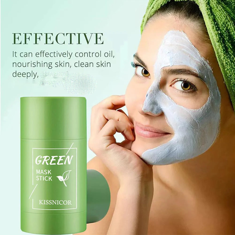 Masque Bâton au Thé Vert - Nettoyage en Profondeur & Anti-Acné