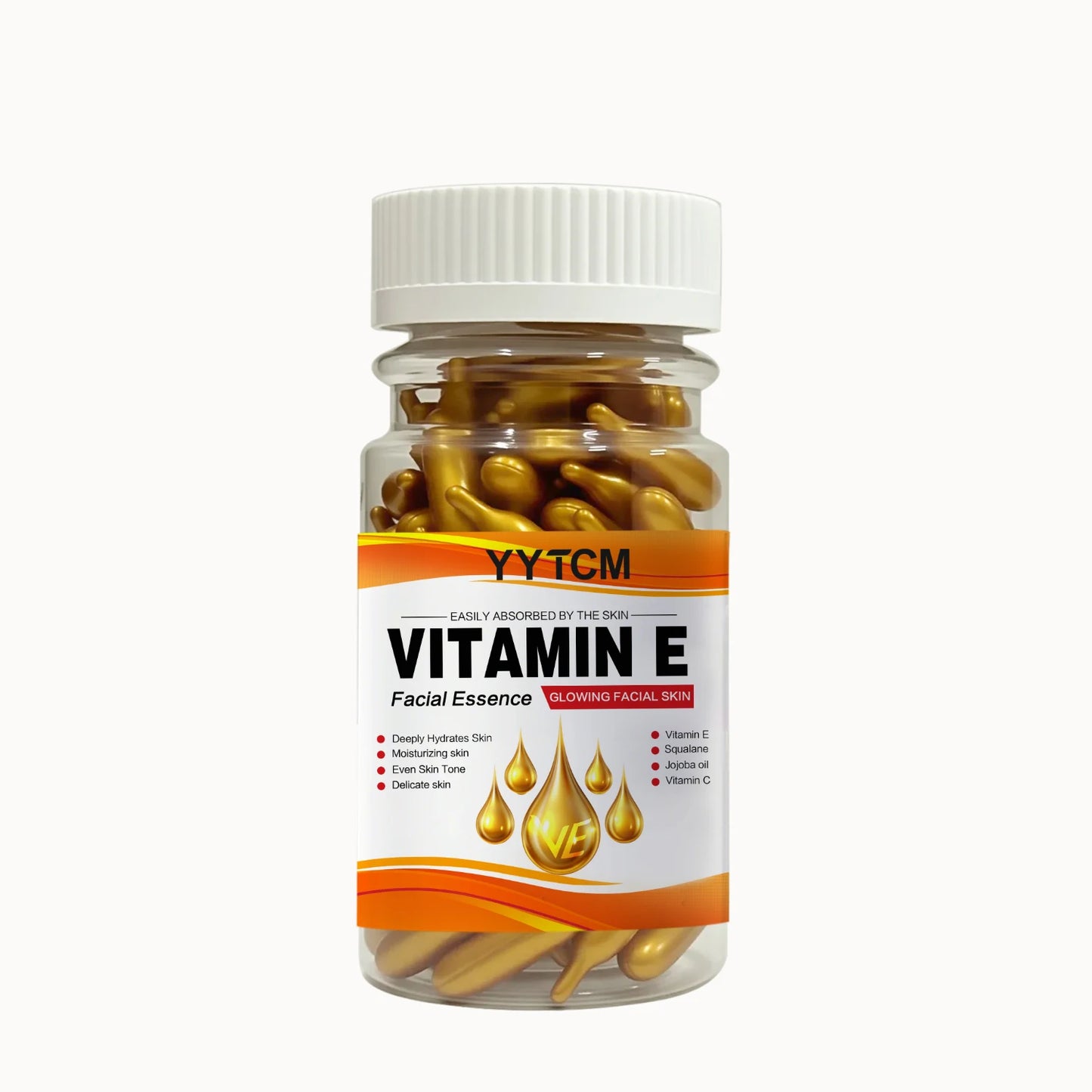 Capsules Essence Vitamine E - Hydratation Intense & Peau Lumineuse