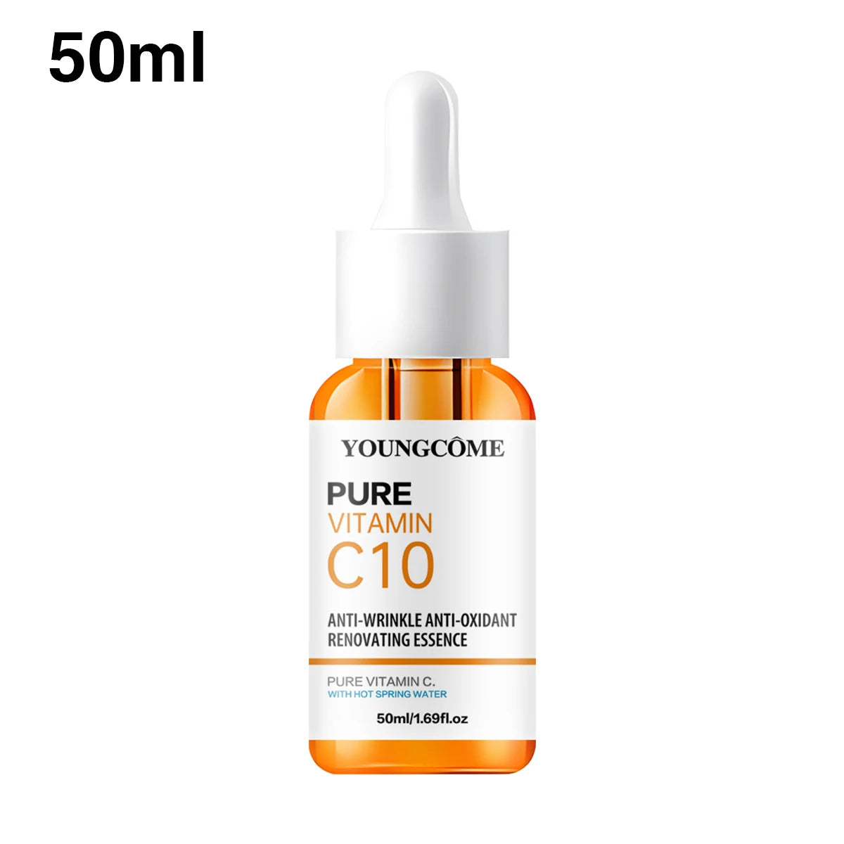 Sérum Vitamine C & Acide Hyaluronique - Éclat & Anti-Rides