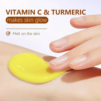 Crème Visage Curcuma & Vitamine C - Anti-Âge, Hydratante & Éclatante