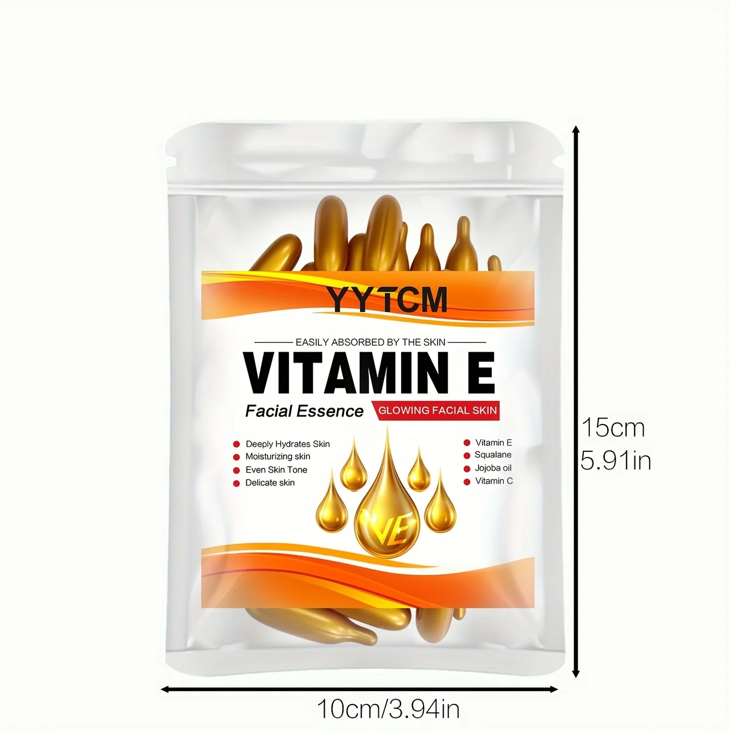 Capsules Essence Vitamine E - Hydratation Intense & Peau Lumineuse