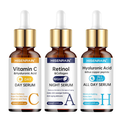 Sérum Duo Vitamine C & Rétinol - Anti-Âge, Éclat & Hydratation Intense