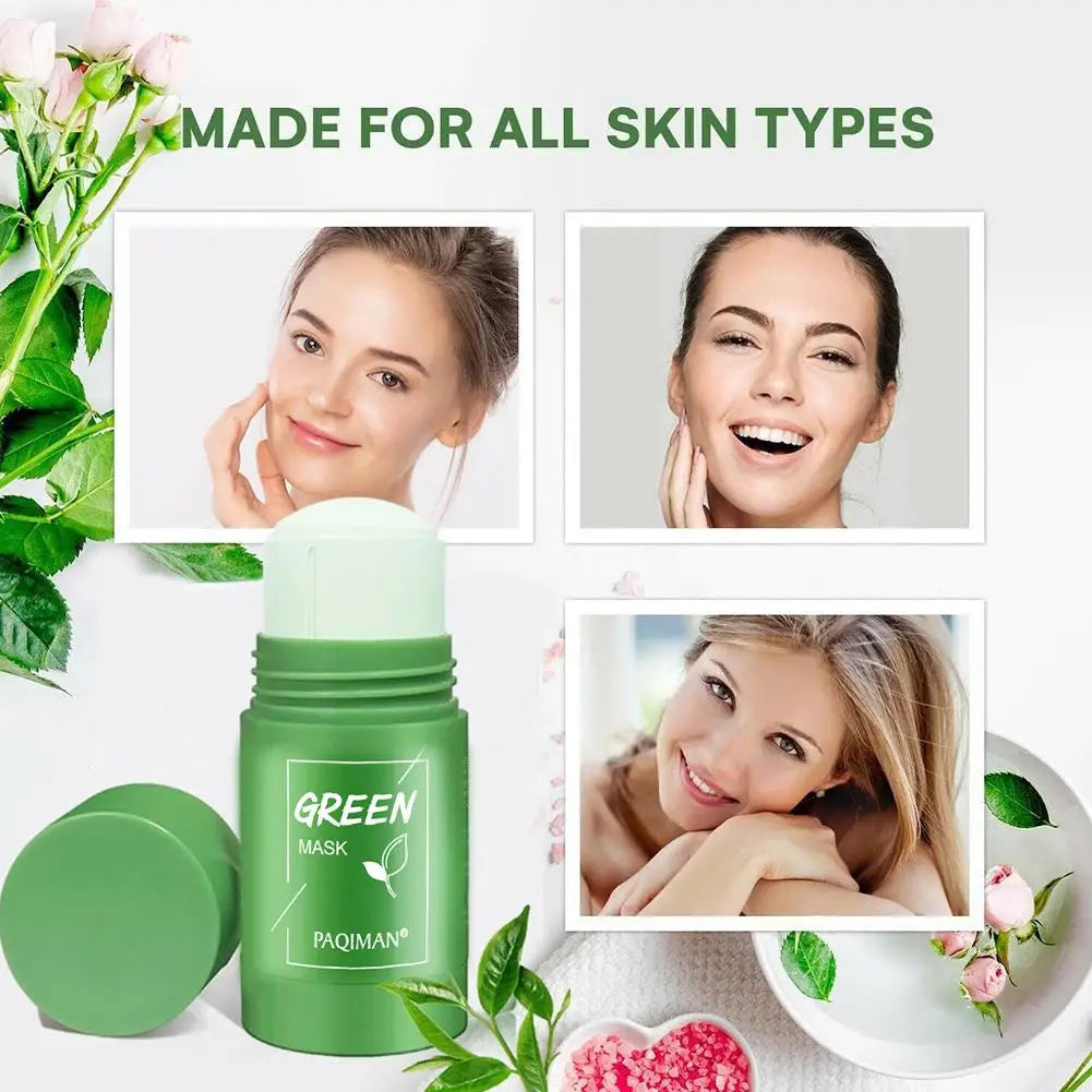 Masque Bâton au Thé Vert - Nettoyage en Profondeur & Anti-Acné